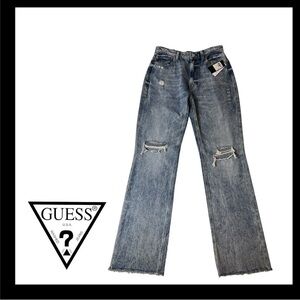 Guess Jeans 80s Straight High Rise Size 30 x 33 bootcut denim